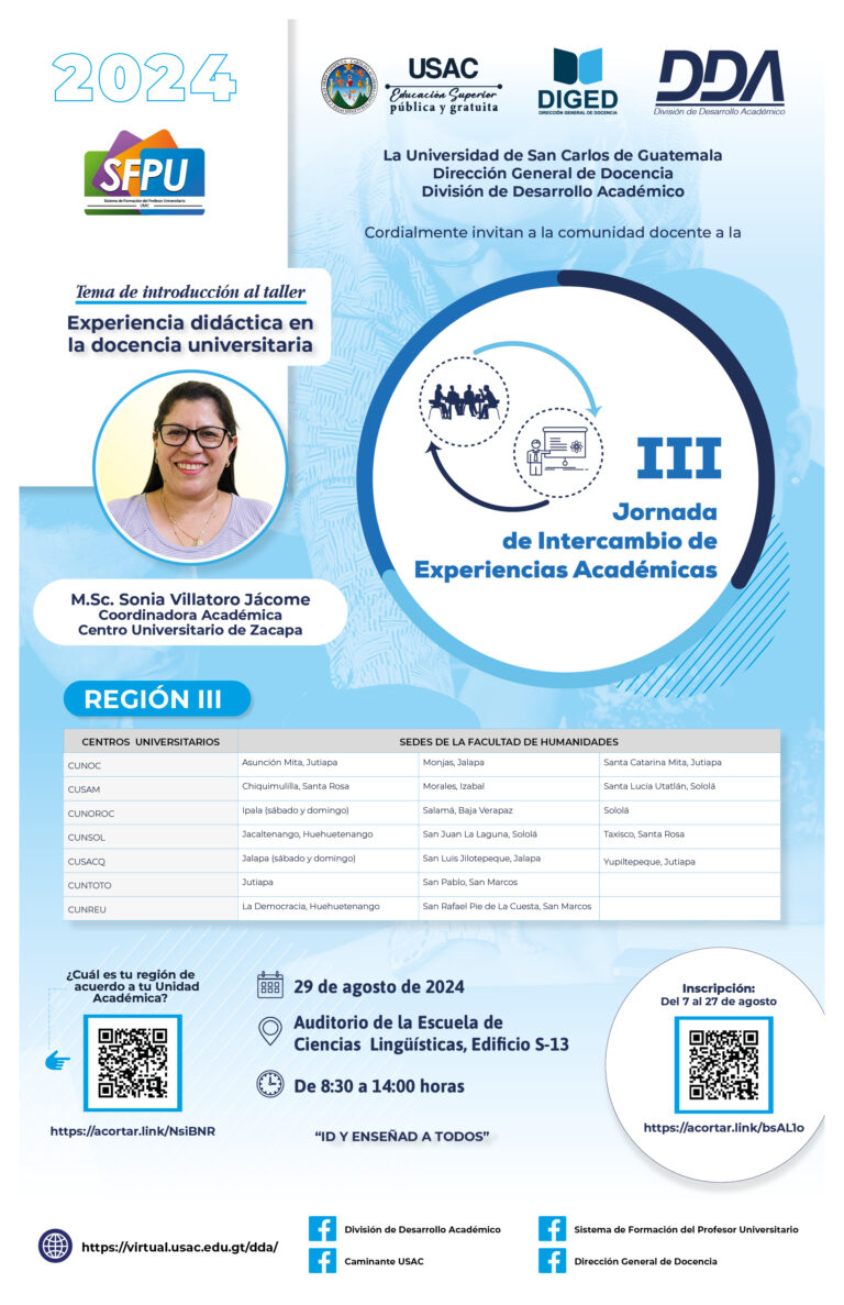 III Jornada de Intercambio de Exp. Académicas -Julio 2024-