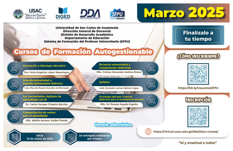 Afiche 1.ª Autogestionables -MARZO 2025-