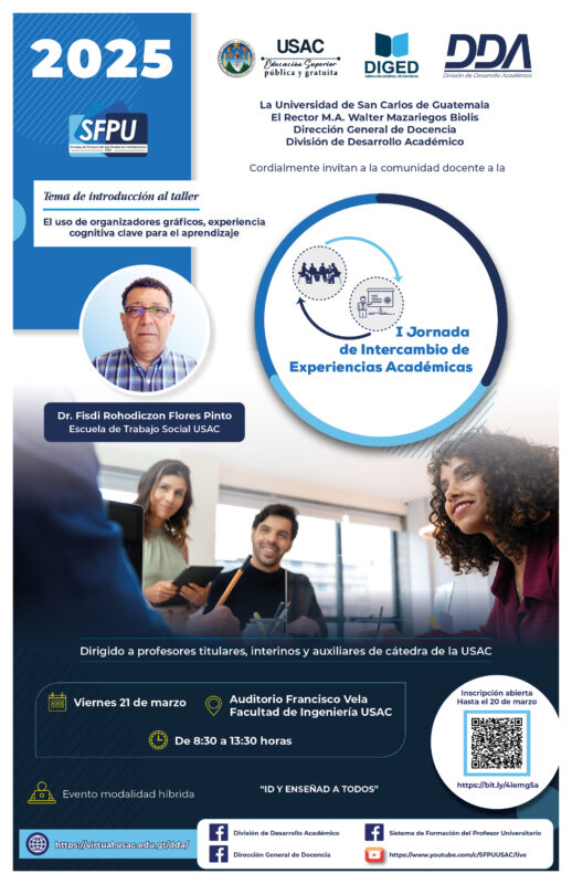 Afiche - I Jornada de Intercambio de Exp. Académicas -MARZO 2025-