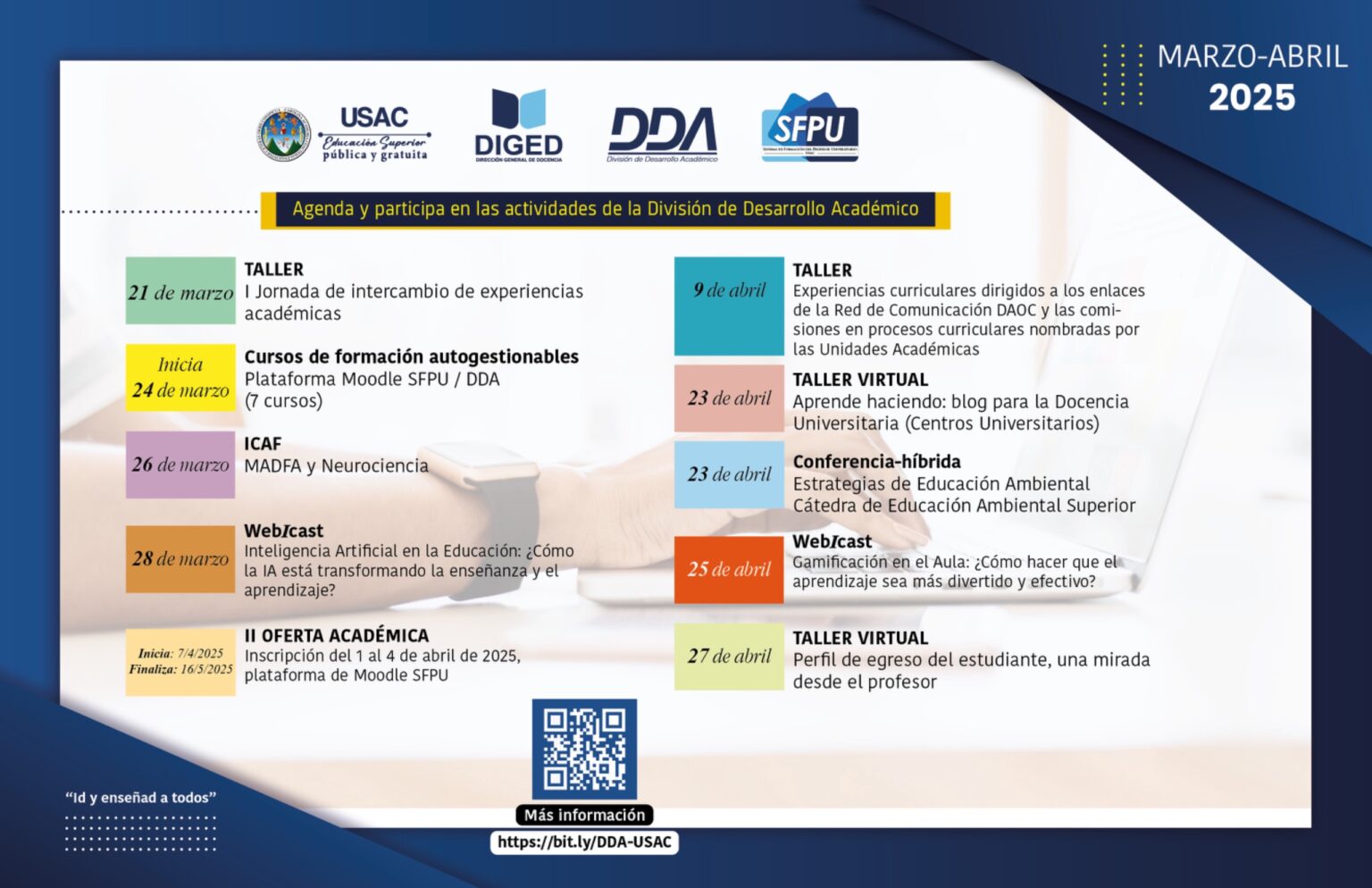 Tabloide Actividades Marzo-Abril 2025