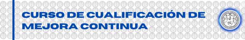 Cintillo CURSO DE CUALIFICACIÓN DE MEJORA CONTINUA