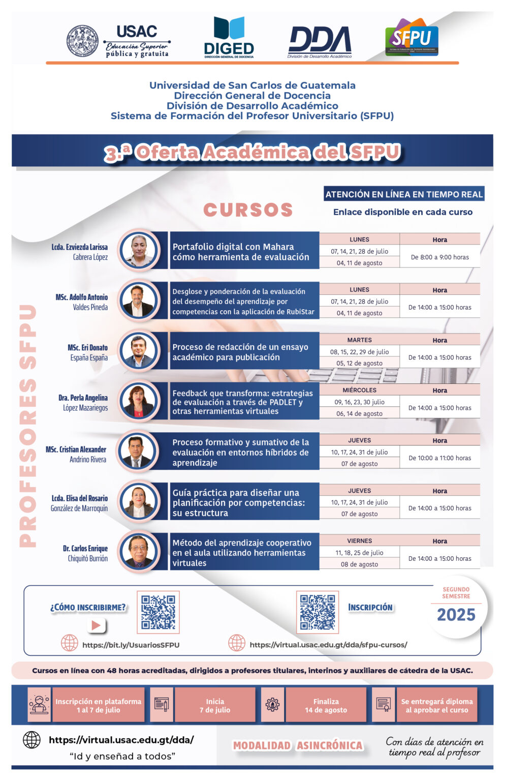 Afiche 3.ª OFERTA ACADÉMICA -julio2025-