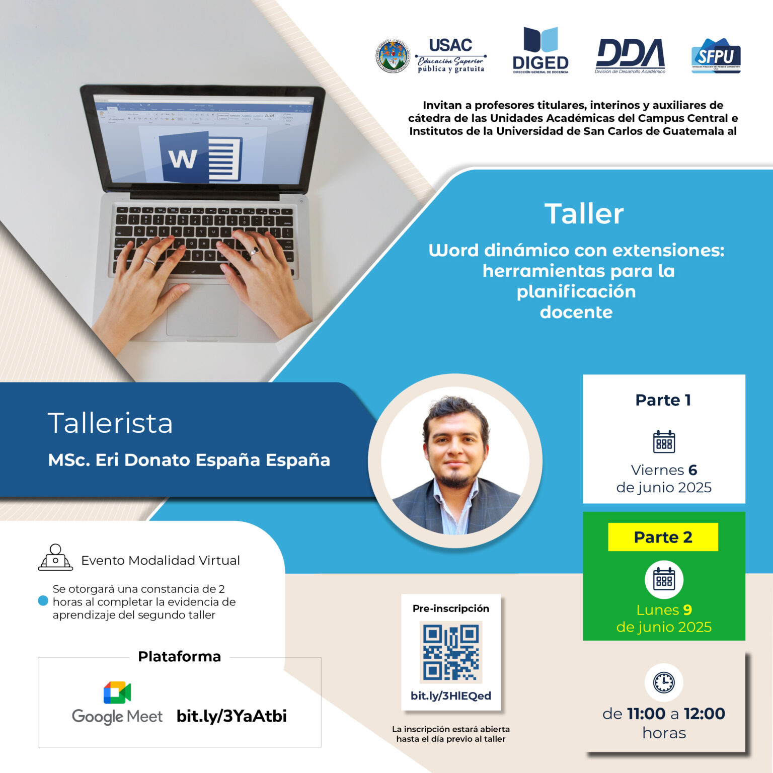 Afiche Word dinámico con extensiones herramientas para la planificación docente -JUNIO 2025- Parte 2