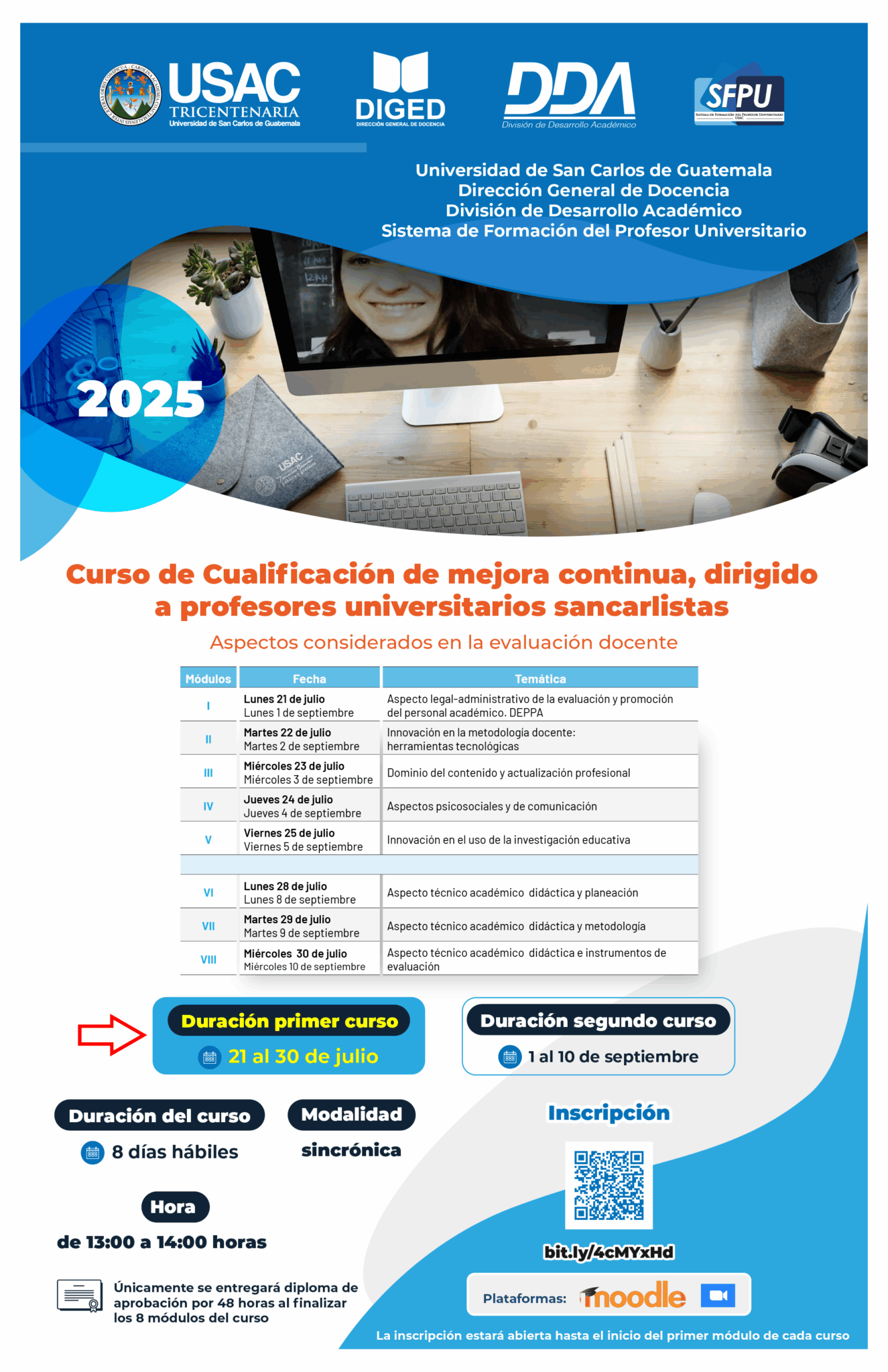 Afiche Cursos de cualificación de mejora continua - julio sept 2025- Vfinal