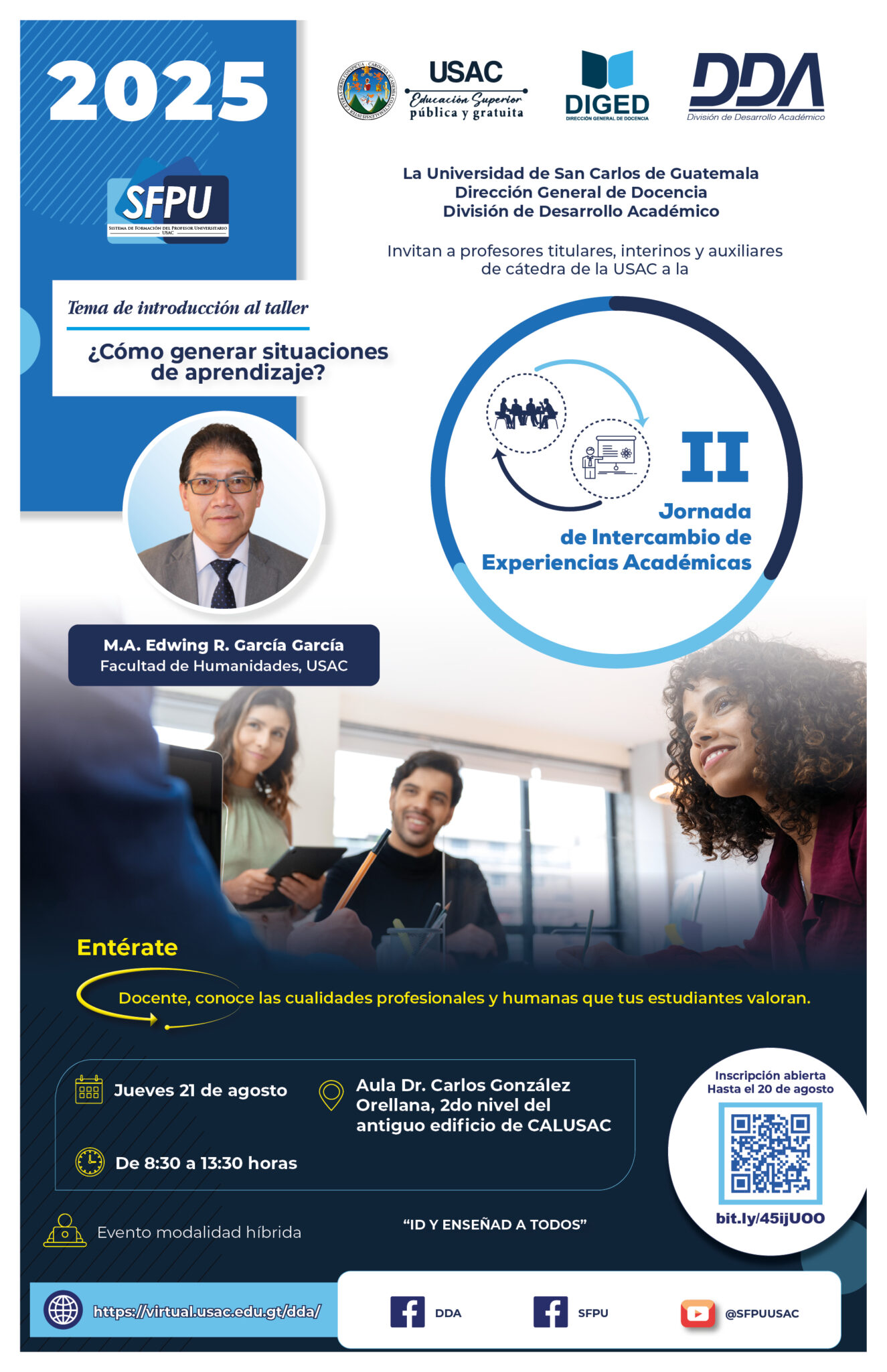Afiche II Jornada de Intercambio de Experiencias Académicas -AG 2025-