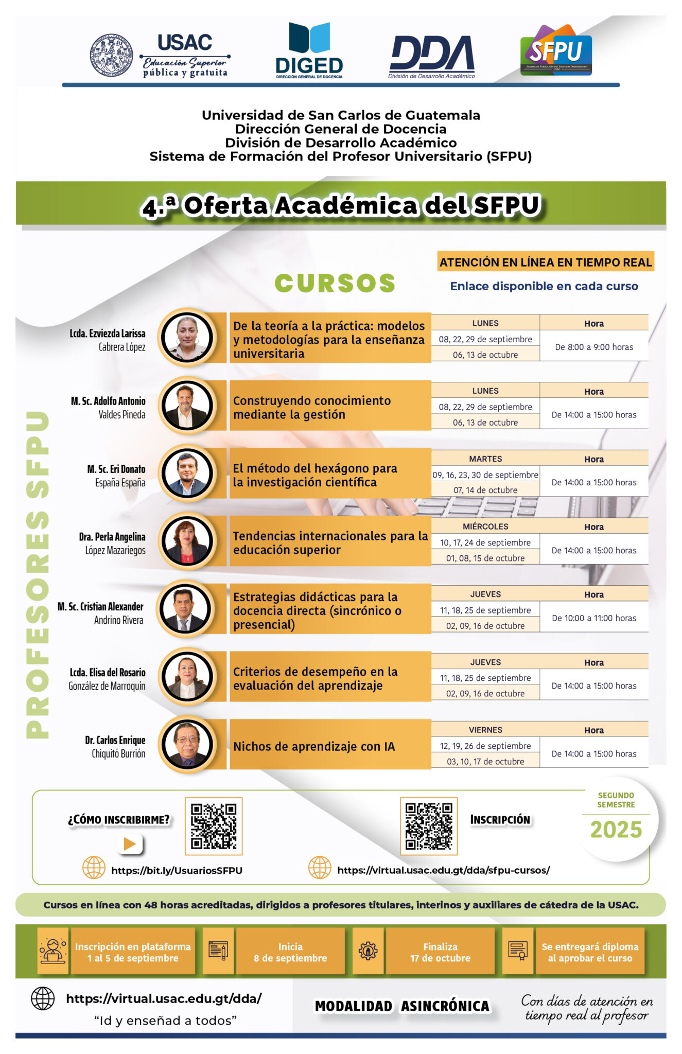 Afiche 4.ª OFERTA ACADÉMICA -Sept 2025-