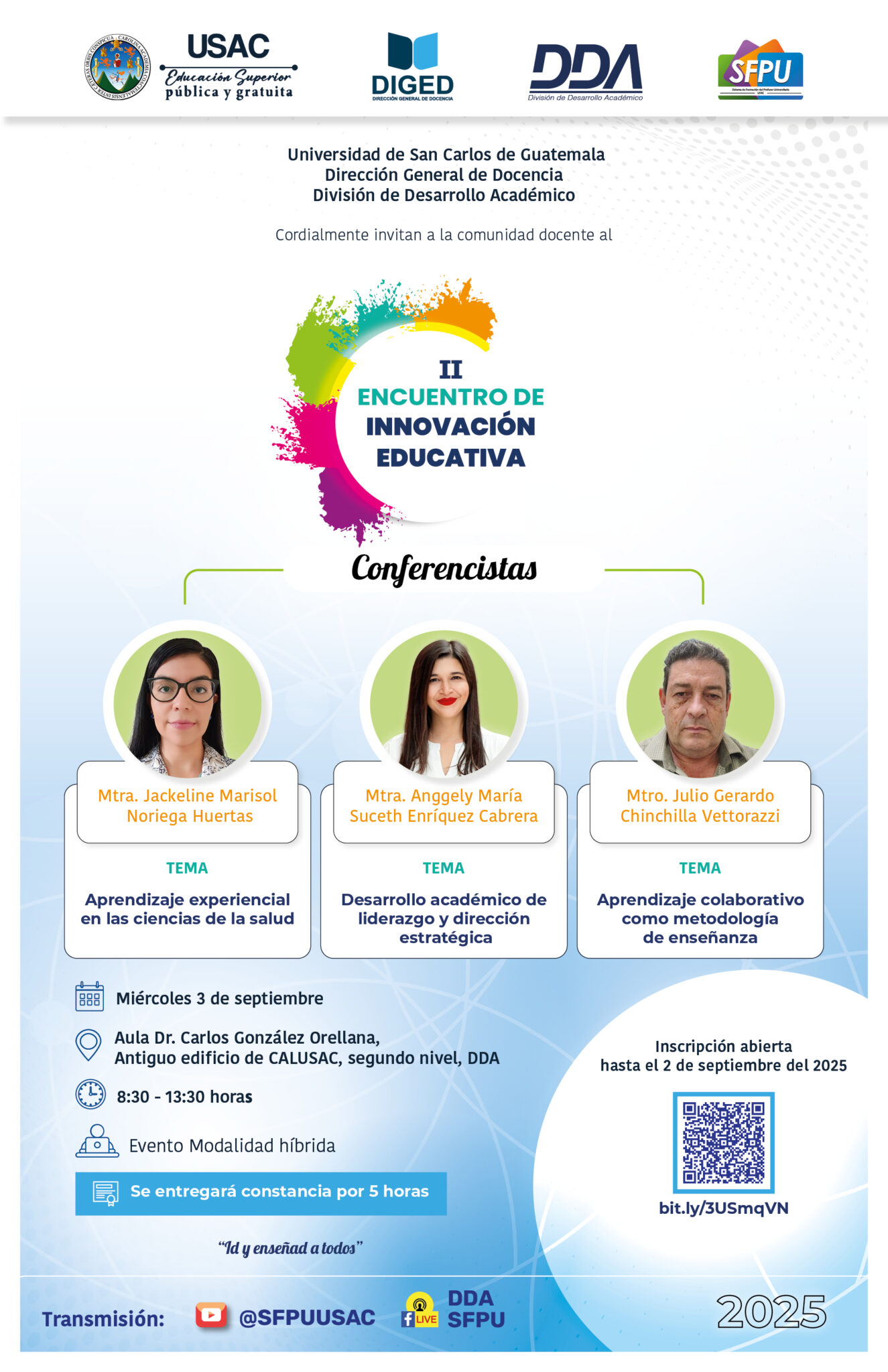 Afiche II Encuentro de Innovación Educativa -03 septiembre 2025-
