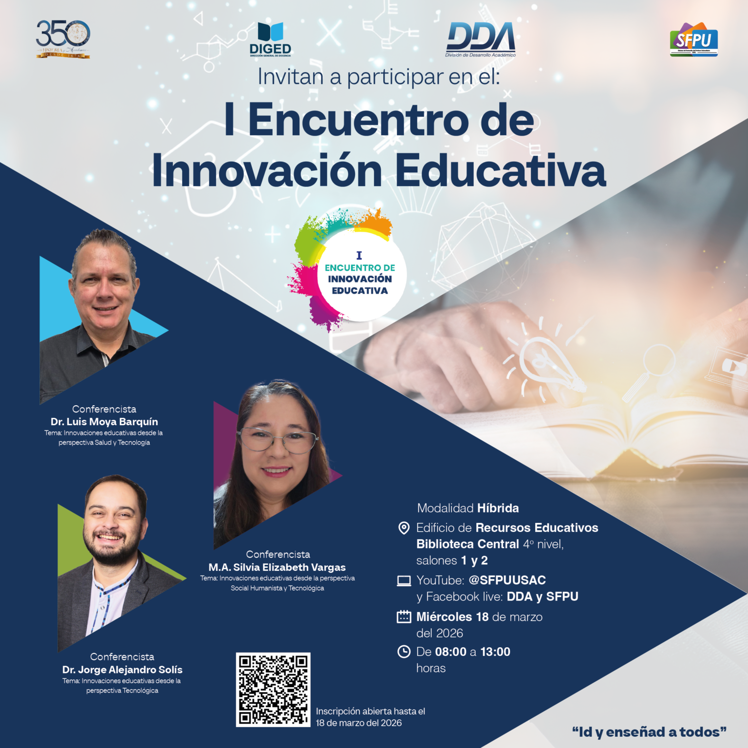 Afiche 1er Encuentro de Innovación Educativa 2026