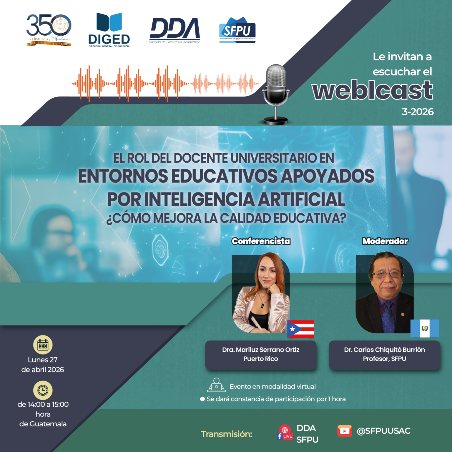 Afiche 3er Webicast 2026