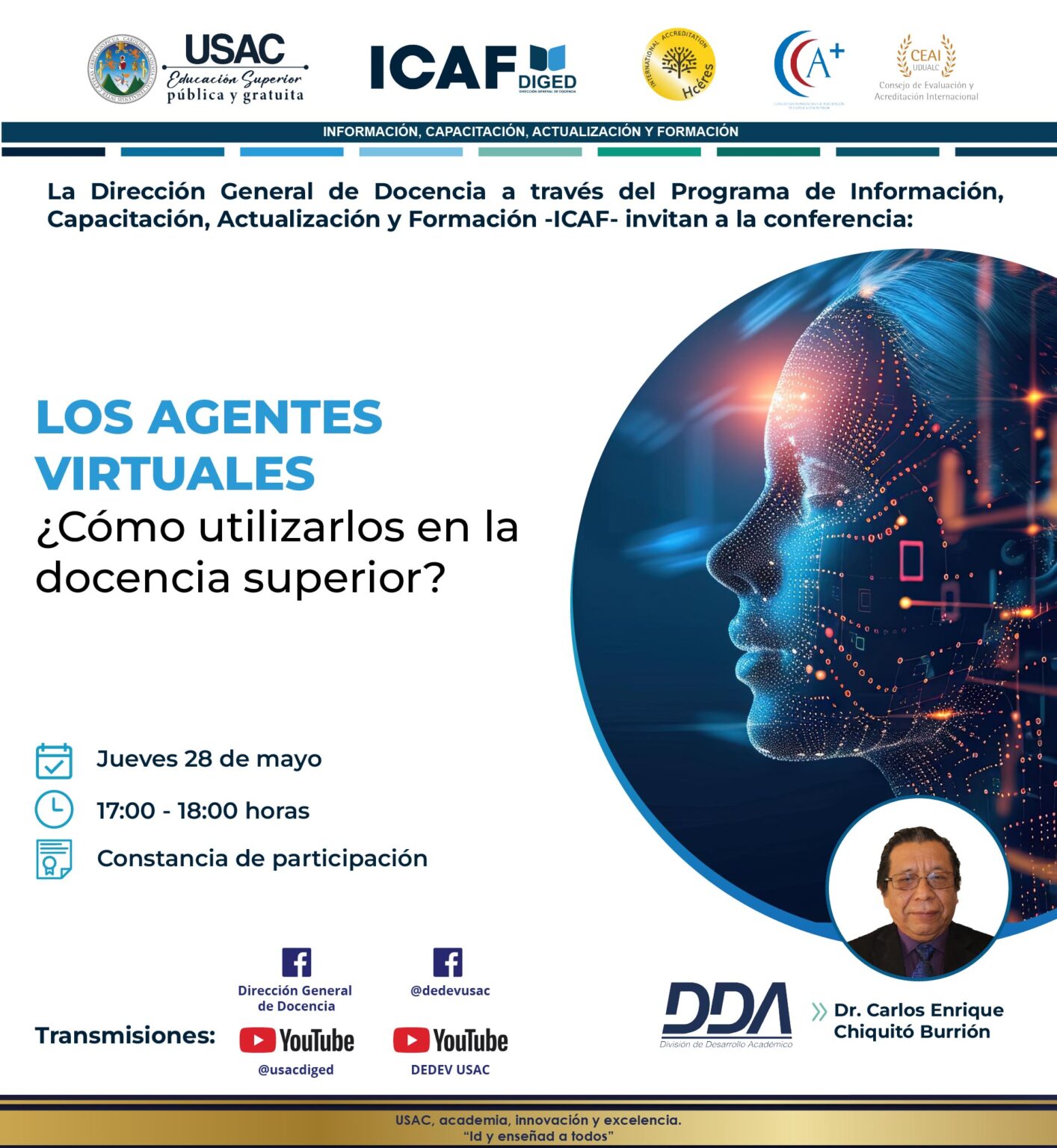 AFICHES ICAF 28 MAYO
