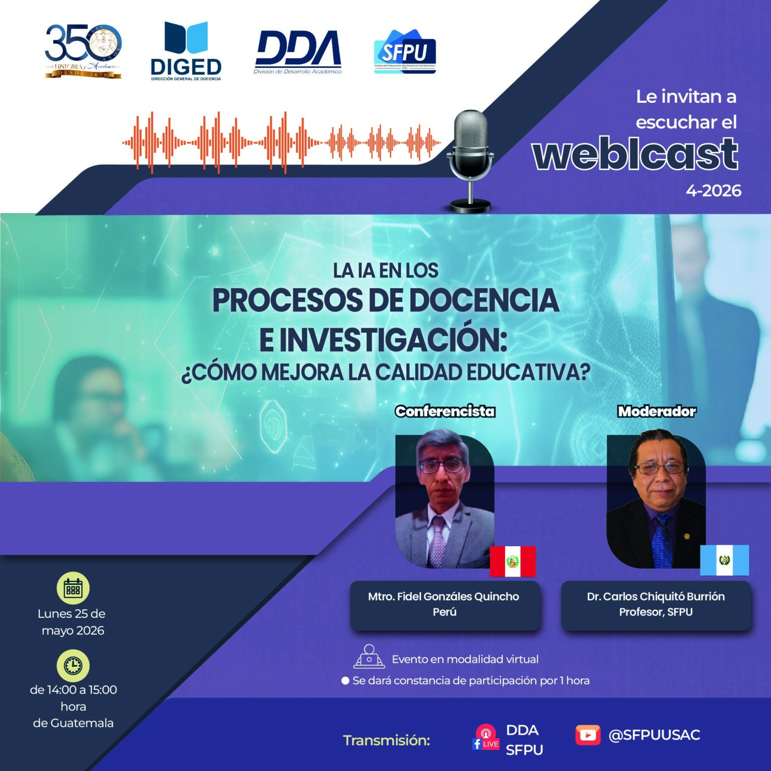 Afiche Digital 4to Webicast