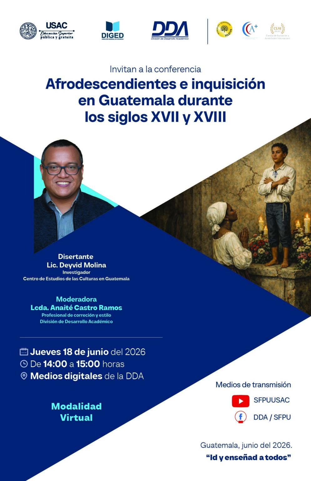Afiche Digital Conferencia Afrodescendientes junio-26
