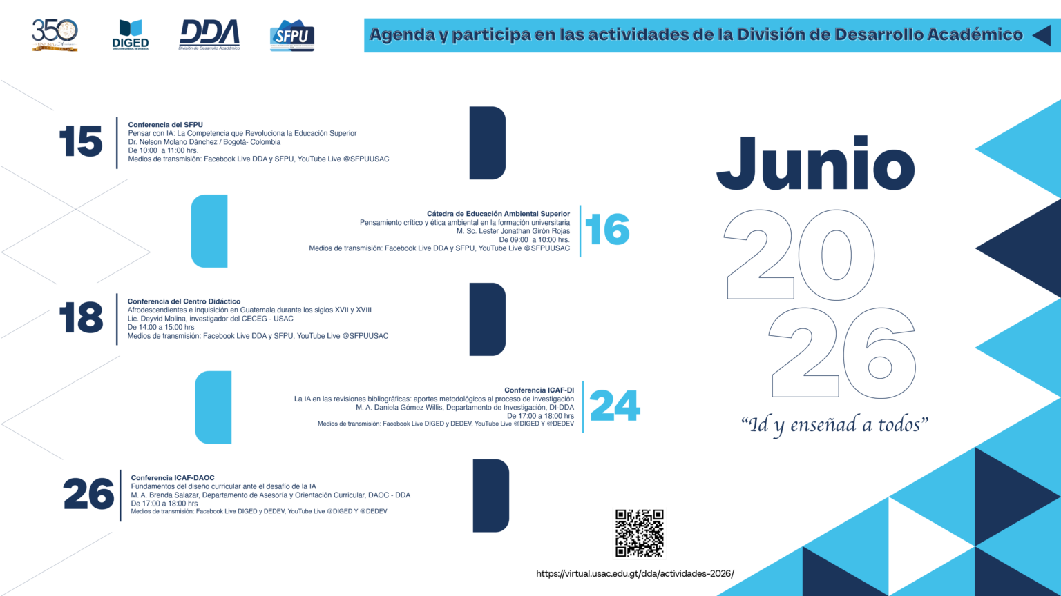 Agenda junio 2026