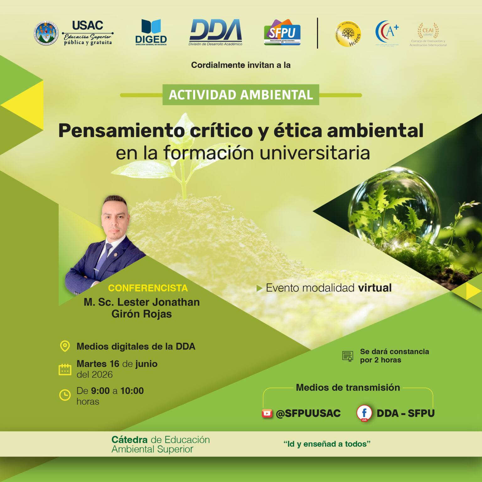 Afiche WEB Pensamiento crítico y ética ambiental -JUN 2026-