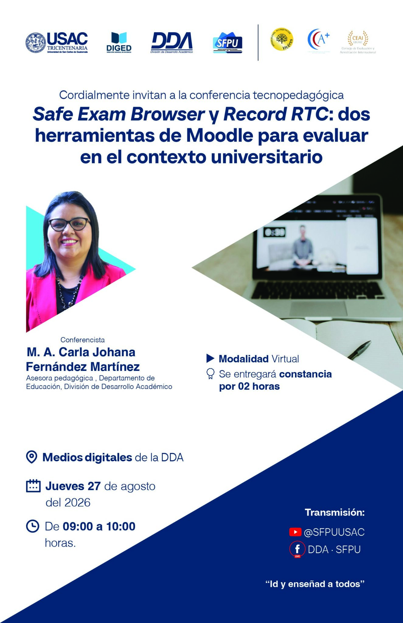 AFICHE Conferencia Safe Exam -agosto 2026--01