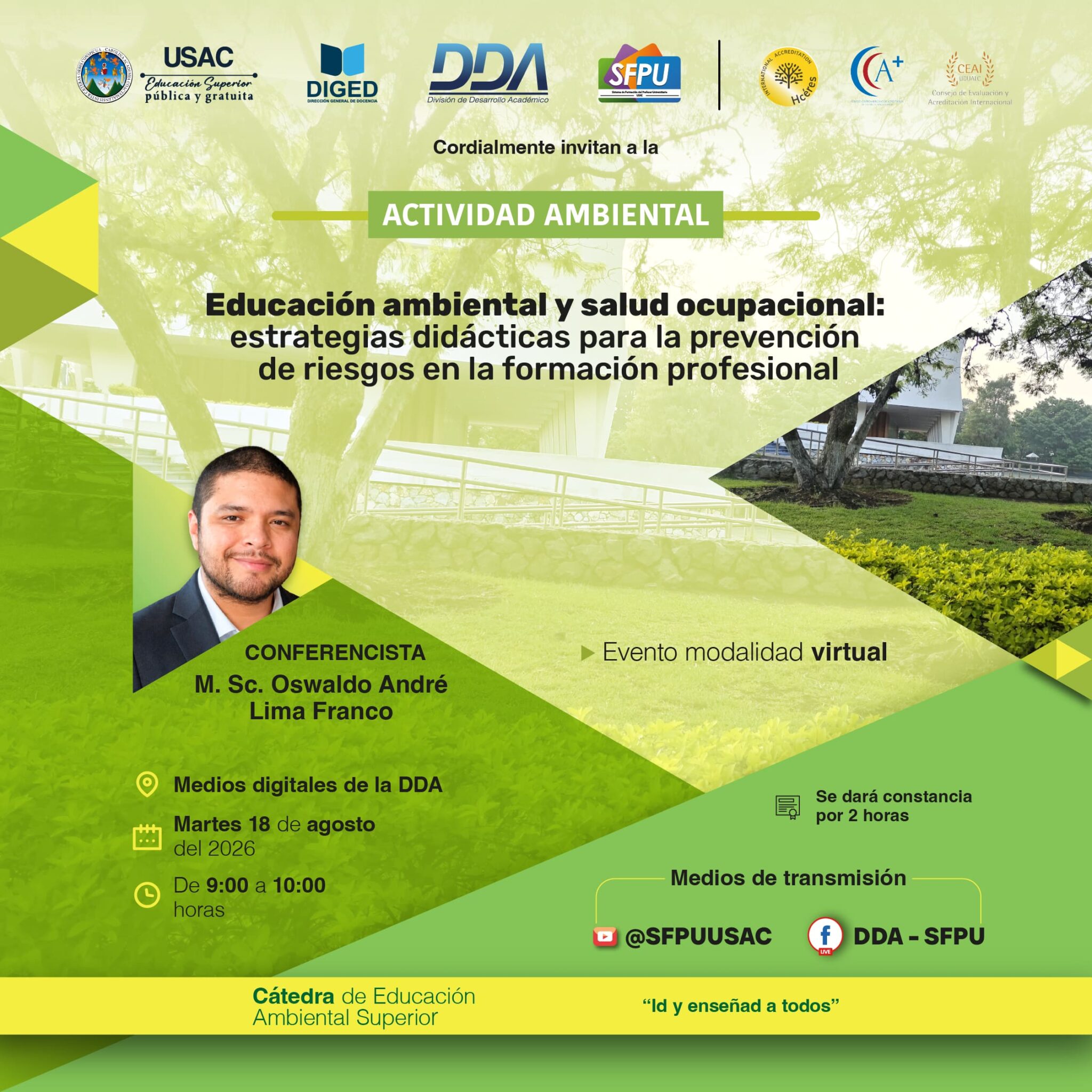 Afiche WEB Educación Ambiental y Salud Ocupacional -AG 2026-