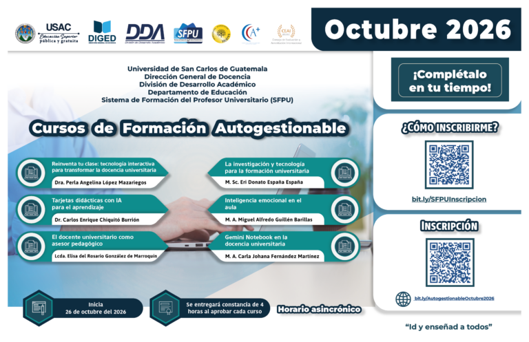 Afiche Cursos Autogestionables -OCT 2026-