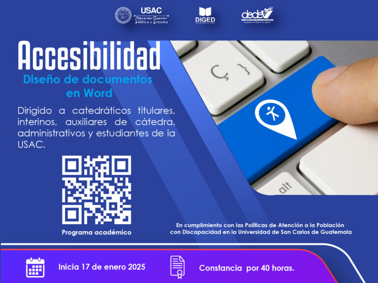 Accesibilidad para entornos virtuales