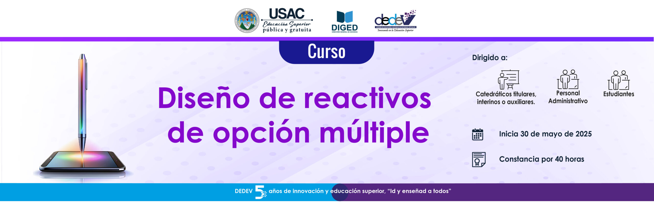 BANNER PAG WEB Curso Diseño de reactivos 2025