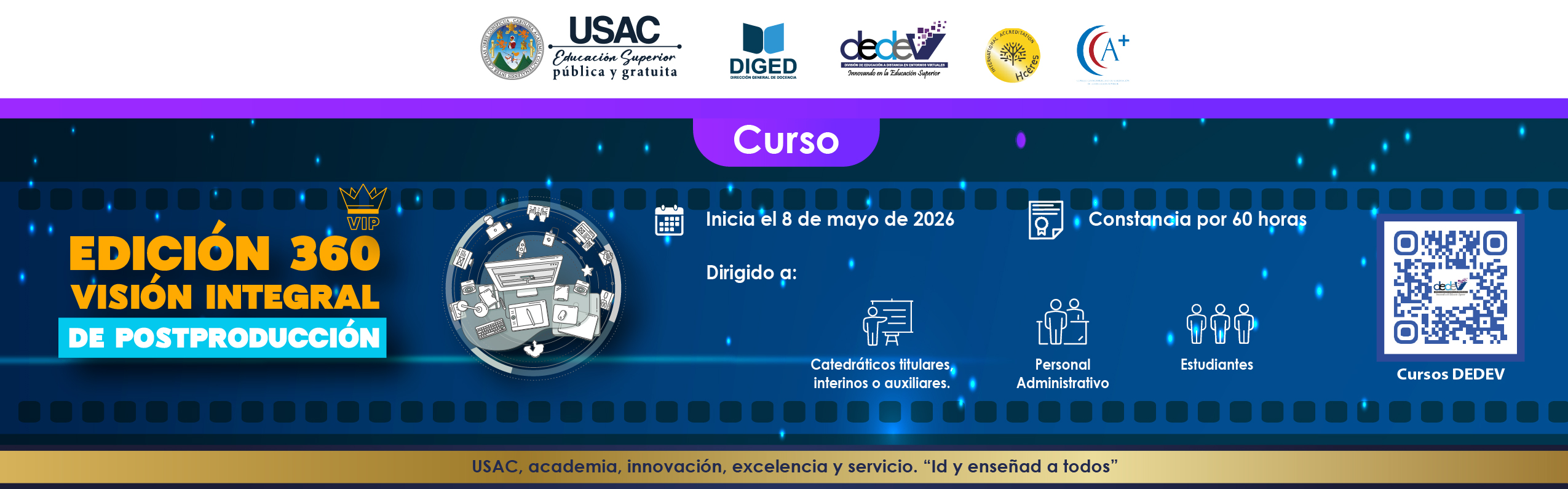 BANNER PAGINAS WEB CURSO EDICIÓN 360 2026 DEDEV