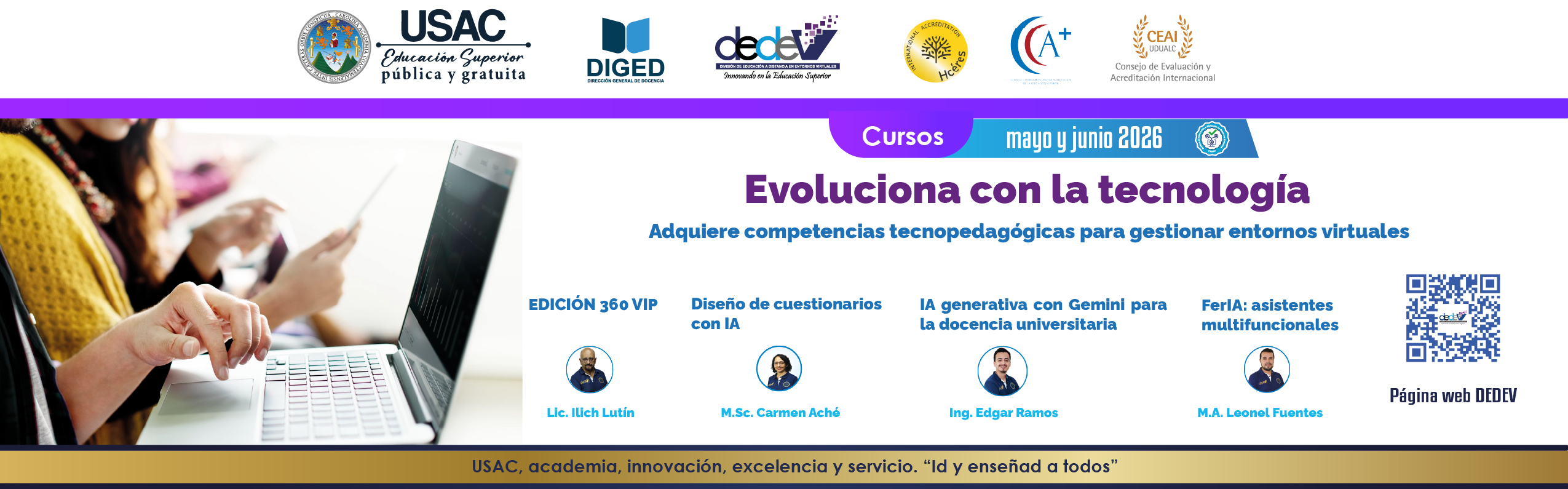 BANNER PAGINAS WEB CURSOS MAYO JUNIO DEDEV 2026