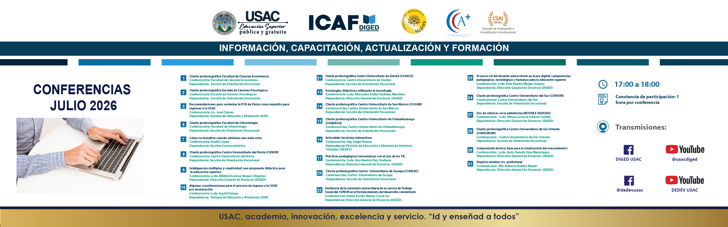 AGENDA ICAF JULIO BANNER 2026 DEDEV