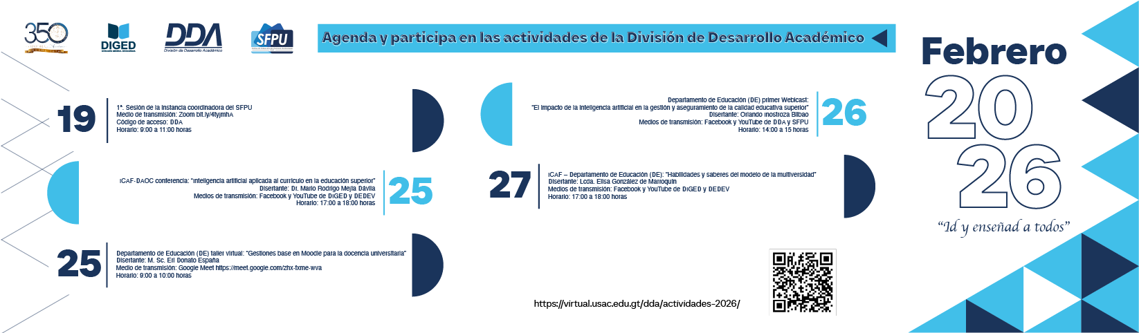 Agenda febrero banner