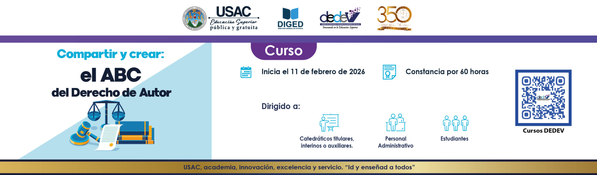 BANNER PAGINAS WEB CURSO DERECHOS DE AUTOR DIGED