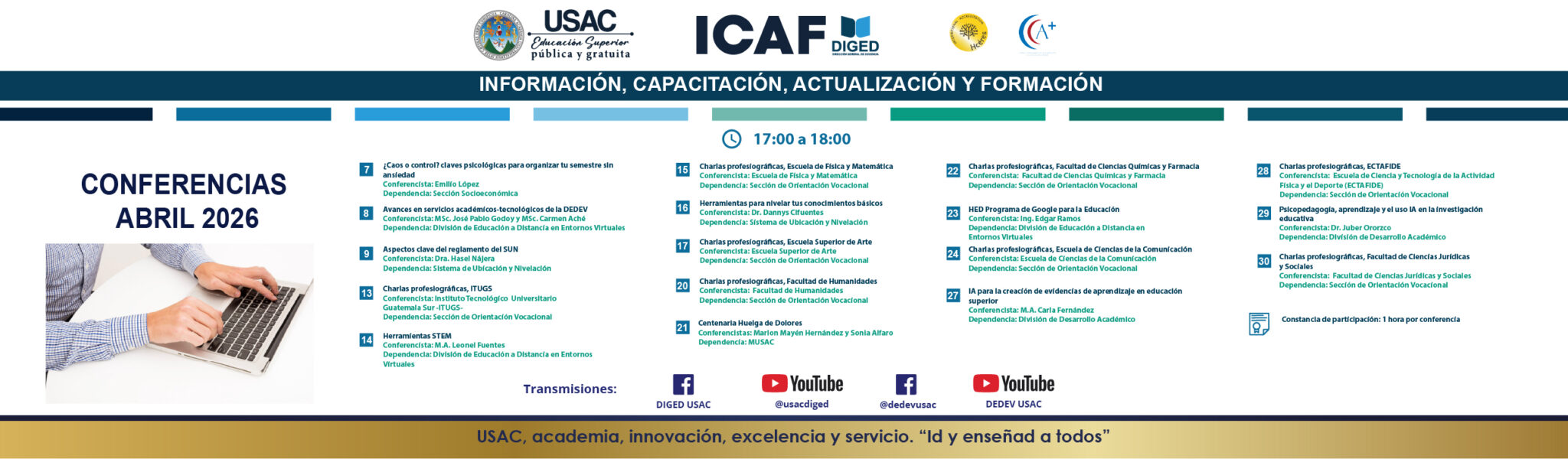 AGENDA ICAF ABRIL 2026 DIGED