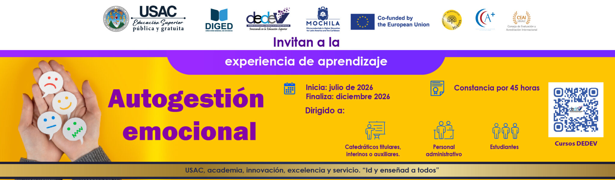 BANNER PAGINAS WEB CURSO AUTOGESTION EMOCIONAL 2026 DIGED