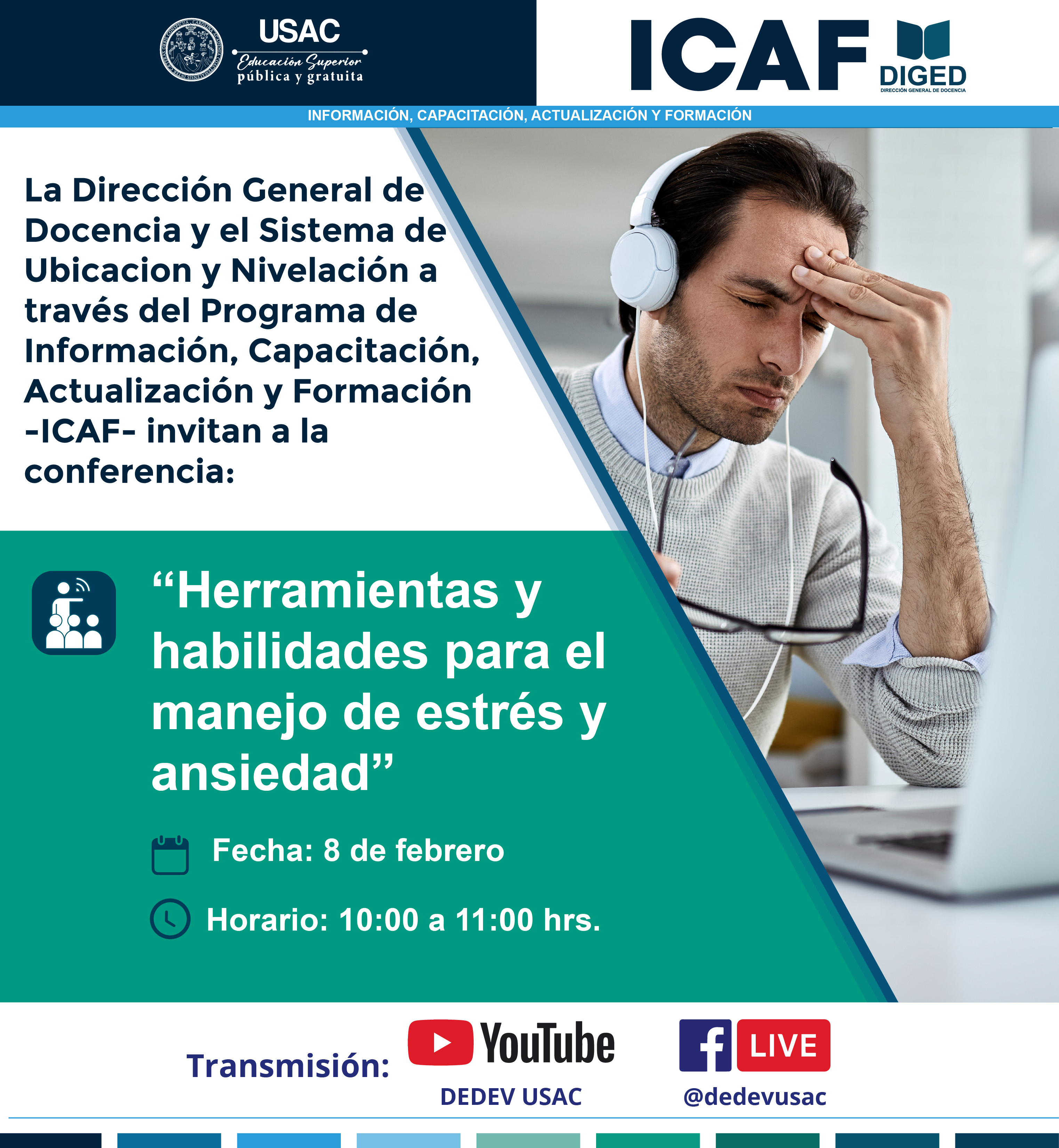 -ICAF-  Herramientas y Habilidades para el Manejo de Estrés y Ansiedad